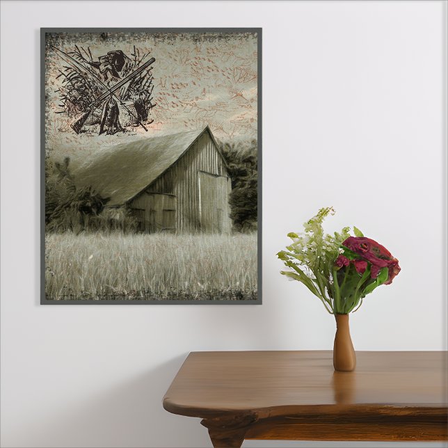 Poster Éphemère de chasse à la ferme (Créateur téléchargé)