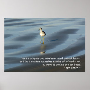 Poster Ephésiens 2:8& 9