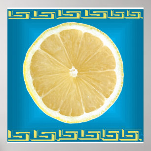 Poster épice de vie bleu
