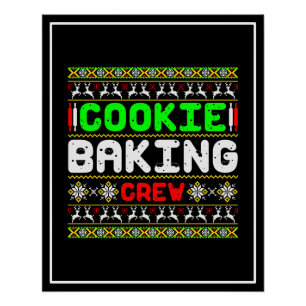Poster Équipe de cuisson des biscuits