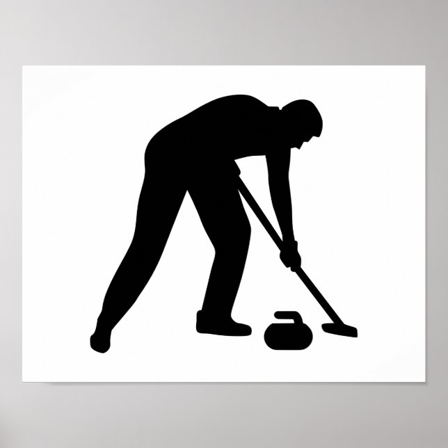 Poster Équipe de curling (Devant)