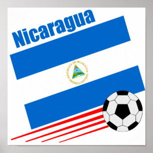 Poster Équipe de football de Nicaragua