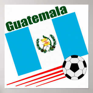 Poster Équipe de football du Guatemala