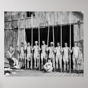 Poster Équipe de Yale Freshman : 1916