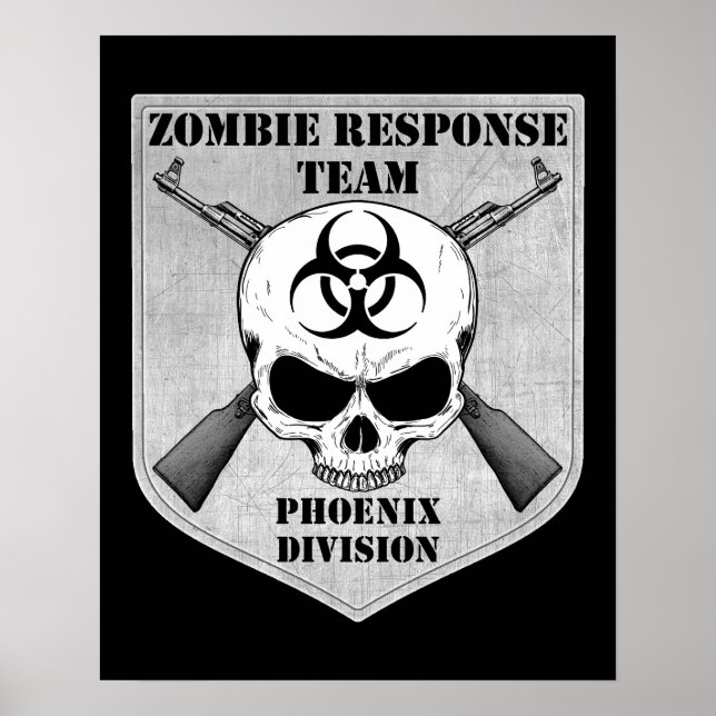 Poster Équipe d'intervention Zombie : Division Phoenix (Devant)