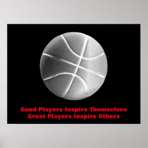 Poster Équipe Inspiration du basket-ball