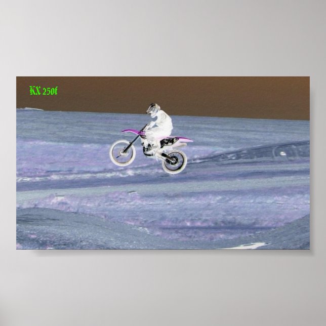 Poster équitation 094, KX 250f (Devant)