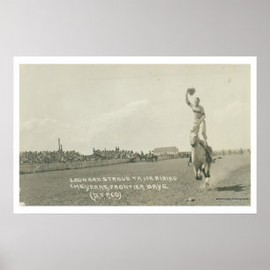 Poster Équitation de tour de Léonard Stroud