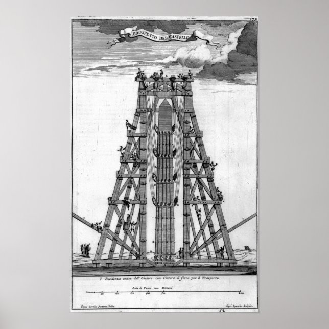 Poster Erection de l'ancienne obèse égyptienne (Devant)