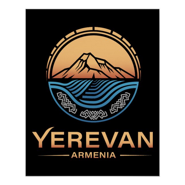 Poster Erevan Arménie (Devant)
