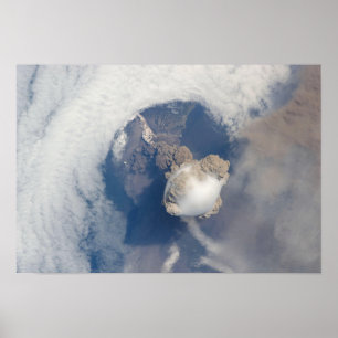 Poster Éruption du volcan 2 de Sarychev