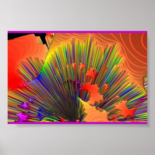 Poster Éruption II (Devant)