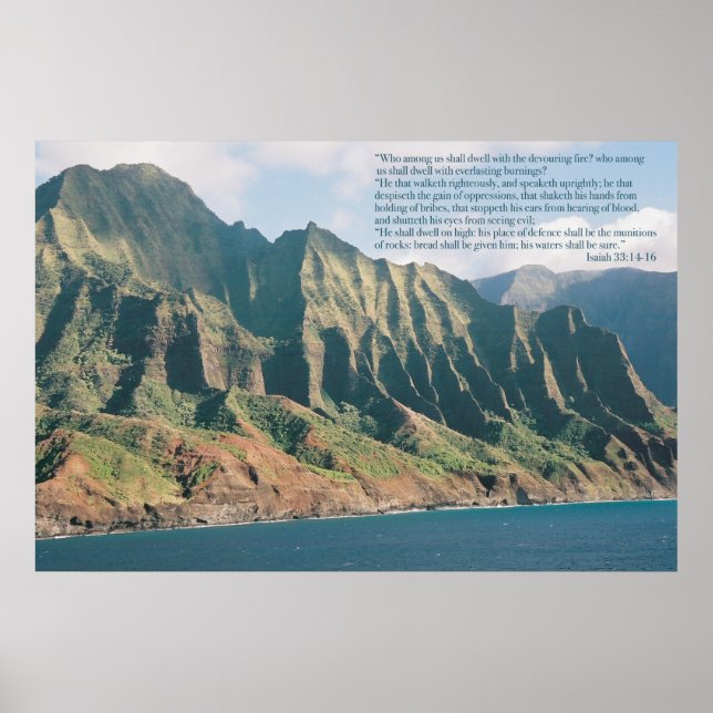 Poster Ésaïe 33 (Devant)