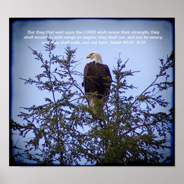 Poster Ésaïe 40:31 (Devant)