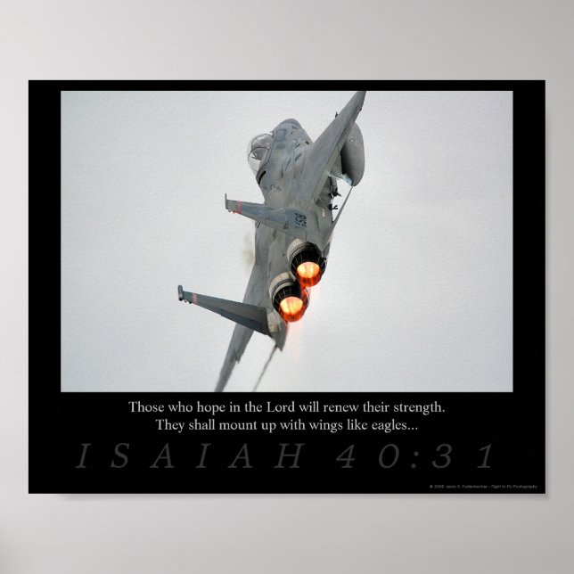 Poster Ésaïe 40:31 (Devant)