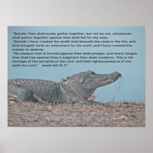 Poster Ésaïe 54:15-17