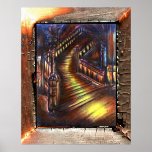 Poster Escalier de lumière