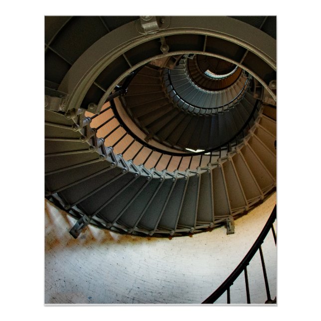 Poster Escalier Spiral du phare (Devant)