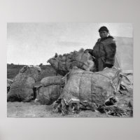 Eskimo Fur Dealer à Nome, Alaska Photographie