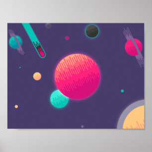 Poster Espace des bonbons