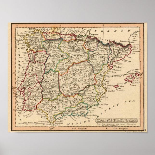 Poster Espagne et Portugal 16 (Devant)