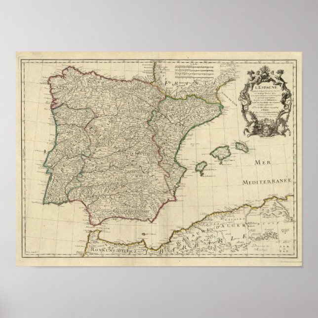 Poster Espagne et Portugal 2 (Devant)