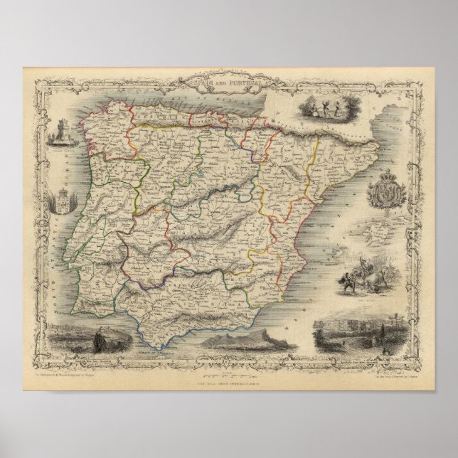 Poster Espagne et Portugal 4 (Devant)