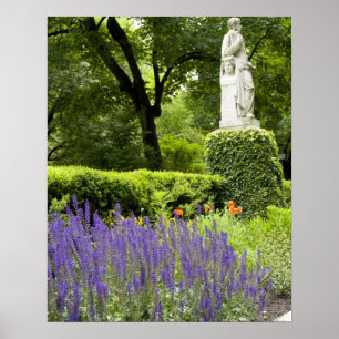 Poster Espagne, Madrid. Jardin botanique royal également