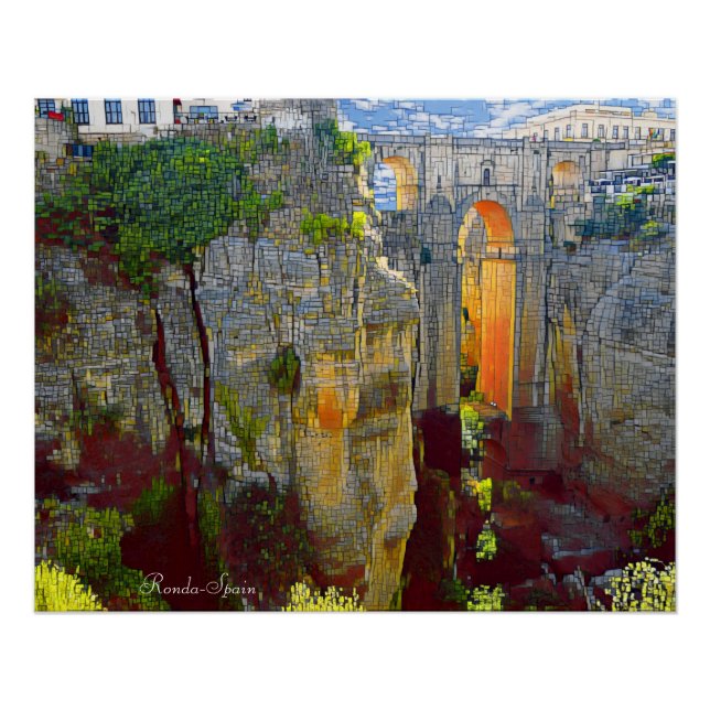 Poster Espagne réelle - Ronda (Devant)