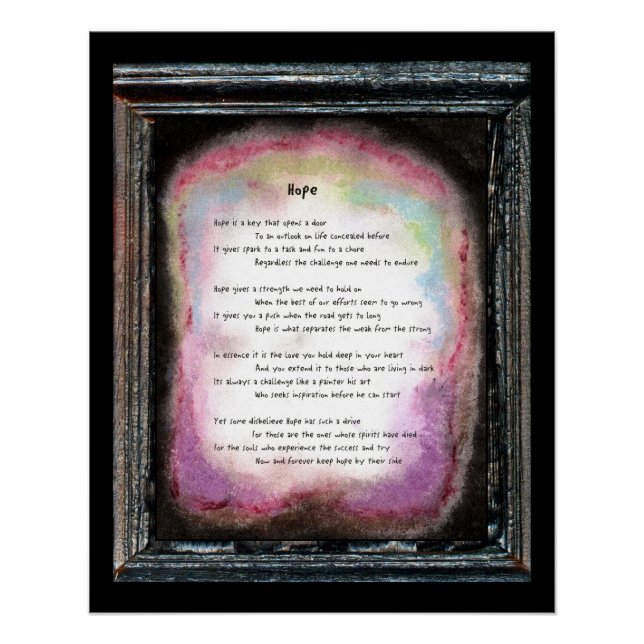 Poster Espoir (Devant)