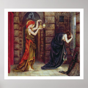 Poster Espoir dans la prison de Despair (huile sur toile)