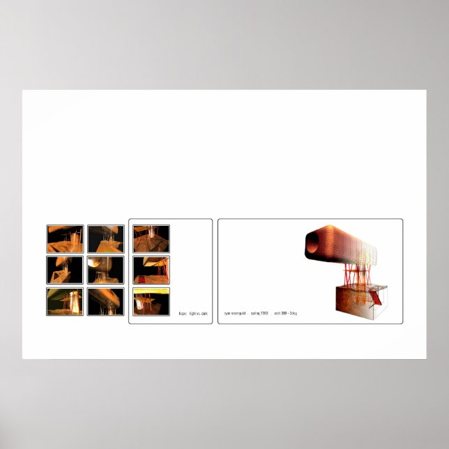 Poster espoir : léger contre foncé (Devant)