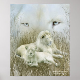 Poster Esprit de l'affiche/de copie blanches d'art de