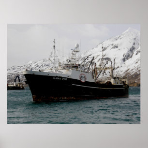 Poster Esprit de l'Alaska, F.C.A. Fishing Trawler