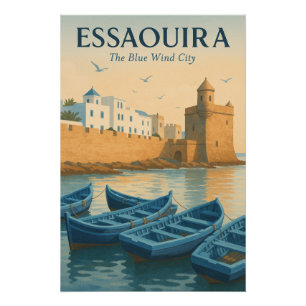 Poster ESSAOUIRA – La ville du vent bleu