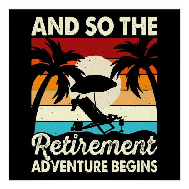 Poster Et ainsi commence l'aventure de la retraite (Devant)