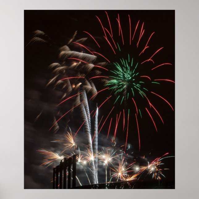 Poster ...Et l'éblouissement rouge, vert et or des roquet (Devant)