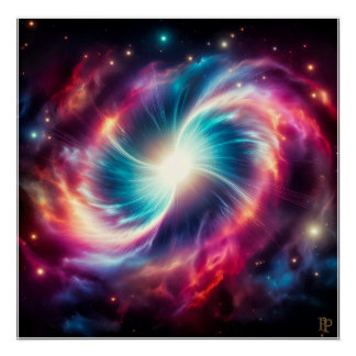 Poster Et si un trou blanc