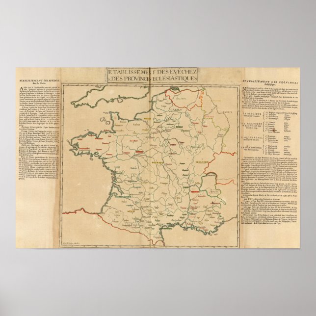 Poster Établissements français (Devant)