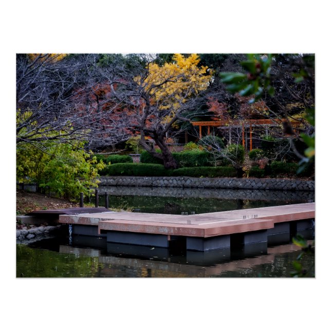 Poster Étang Japonais (Devant)