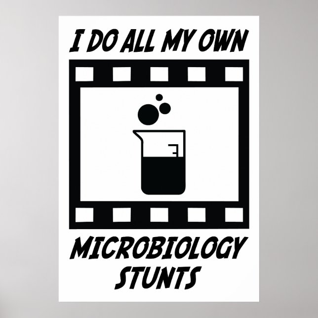 Poster Étapes de microbiologie (Devant)