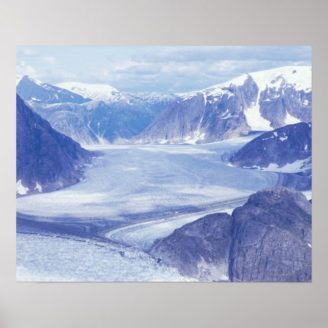 Poster États-Unis, Alaska, Wrangell-St Elias NP, Leconte (Devant)