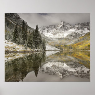 Poster États-Unis, Colorado, White River National Forest,
