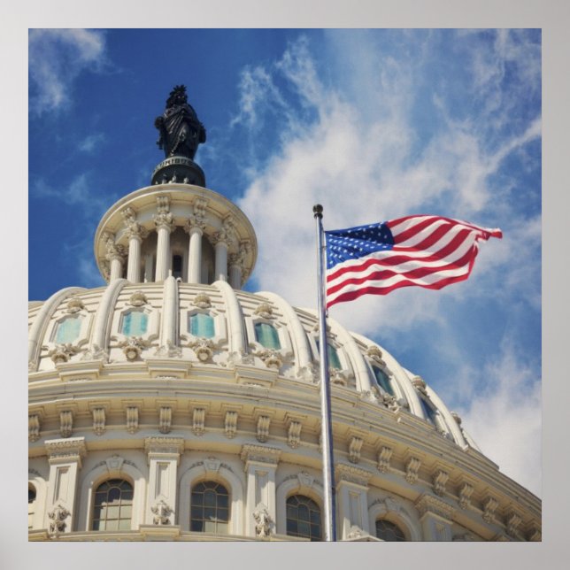 Poster États-Unis, Columbia, Washington DC, Capitol Build (Devant)