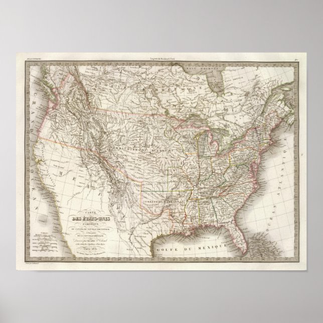 Poster Etats-Unis d'Amérique - Etats-Unis d'Amérique (Devant)