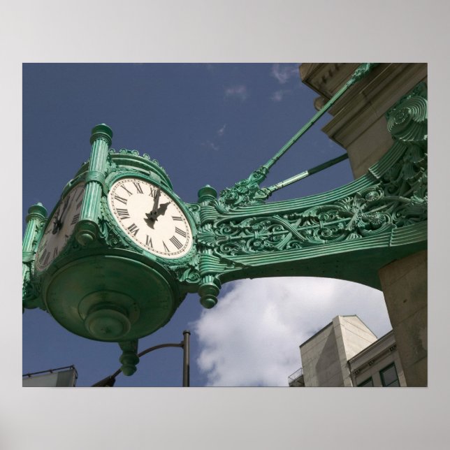 Poster États-Unis, Illinois, Chicago : La boucle : État d (Devant)