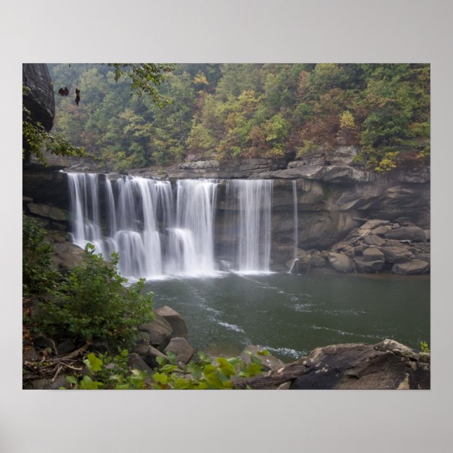 Poster États-Unis - Kentucky. Cumberland Falls sur la (Devant)