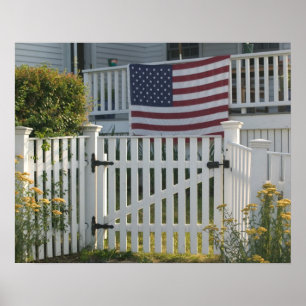 Poster États-Unis, Massachusettes, Gloucester : clôture p