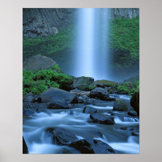 Poster États-Unis, Oregon, Columbia Gorge, Latourell Fall (Devant)