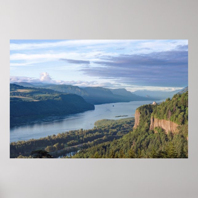 Poster États-Unis, Oregon, gorge de Columbia, Vista House (Devant)